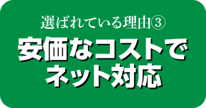 選ばれている理由③ 安価なコストでネット対応